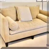 F08. Duralee ”Tribeca“ chenille sofa. 33”h x 72”w x 40”d 